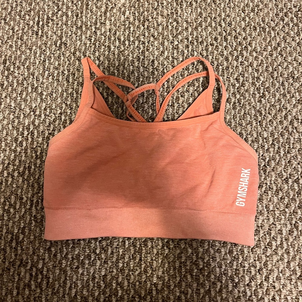 Coral/Pink Gymshark Adapt Flex Sports Bra